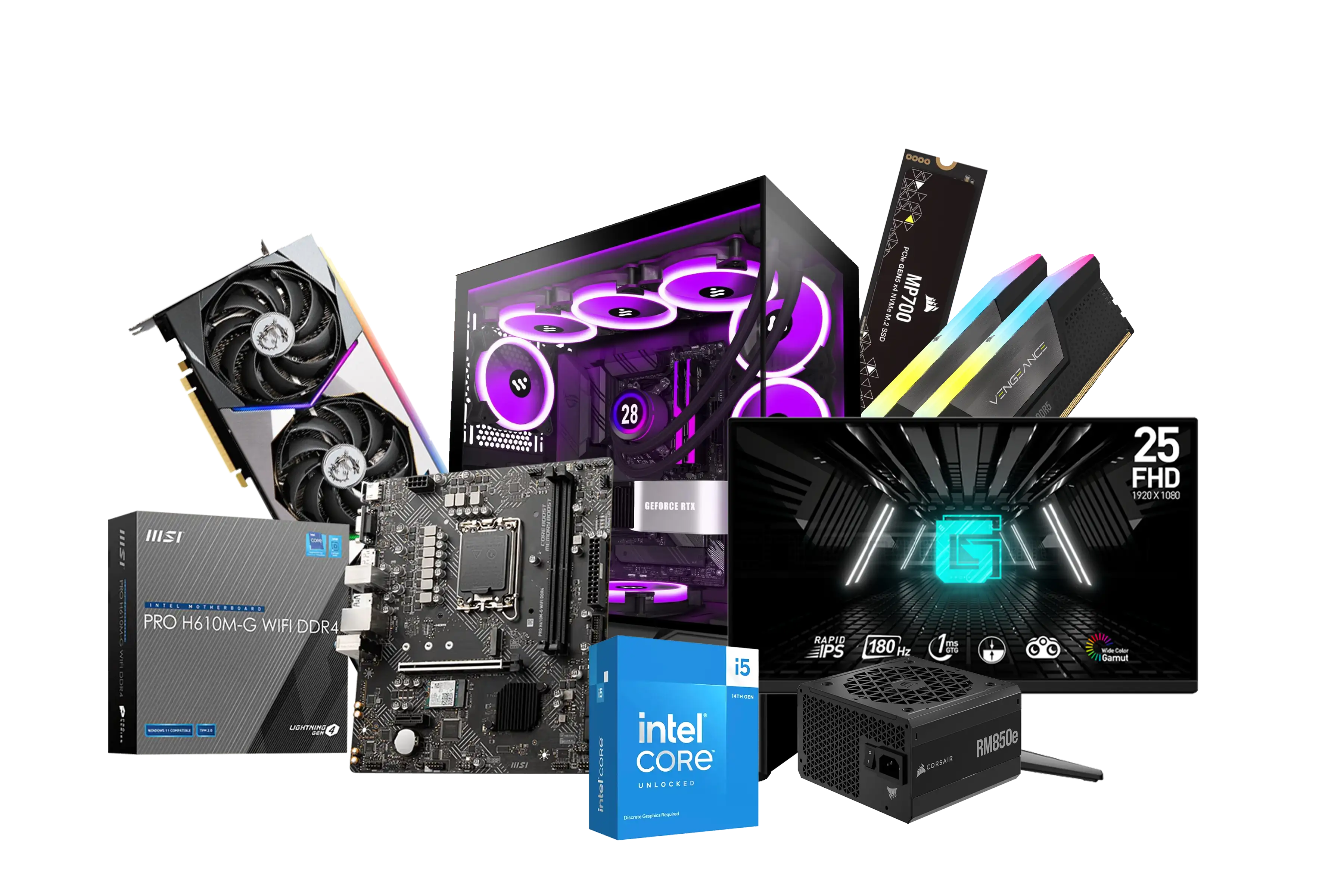 Gaming laptop with RGB keyboard backlight