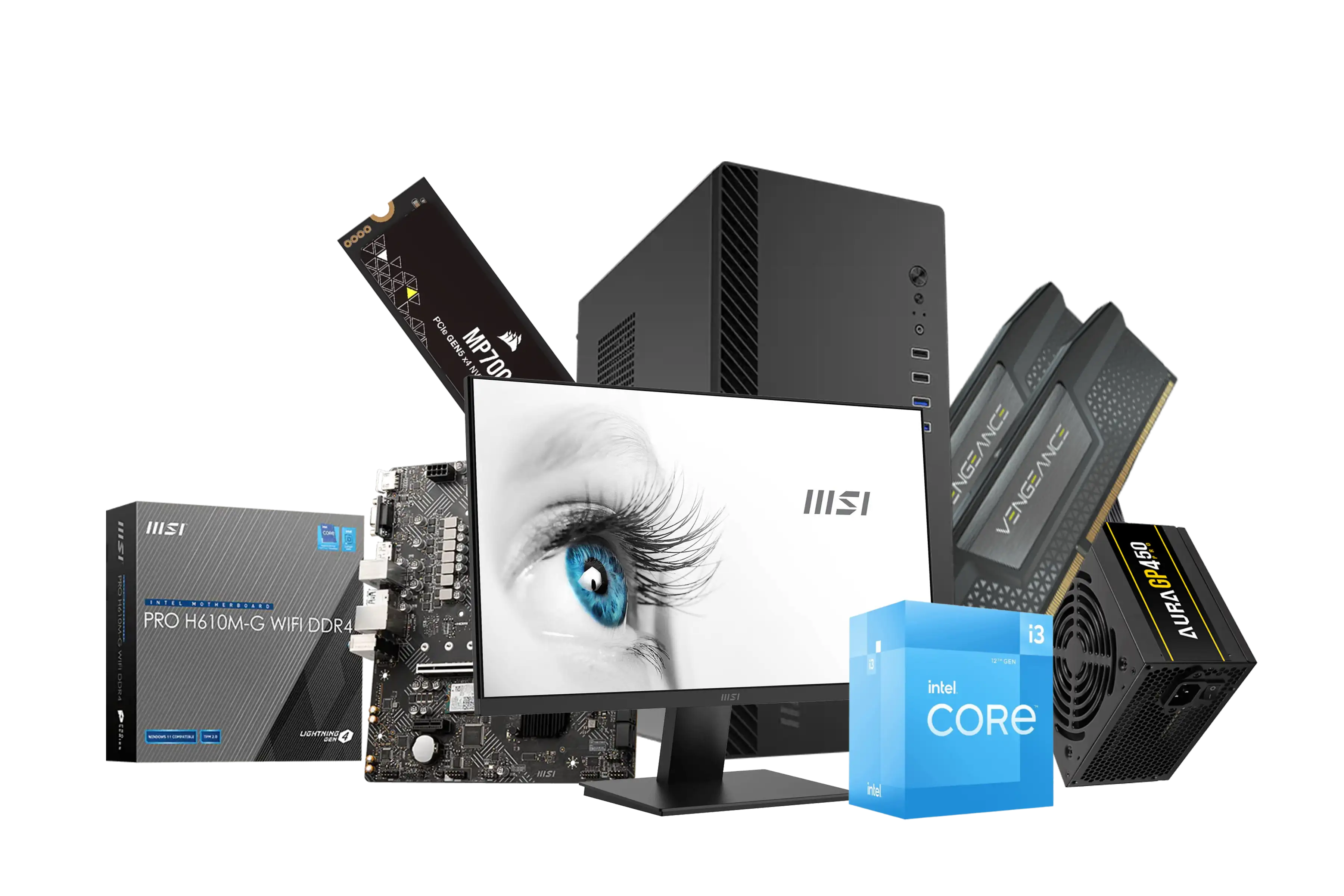 High quality gaming monitor with vibrant display